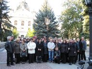 Účastníci kultúrno - poznávacieho zájazdu v Košiciach